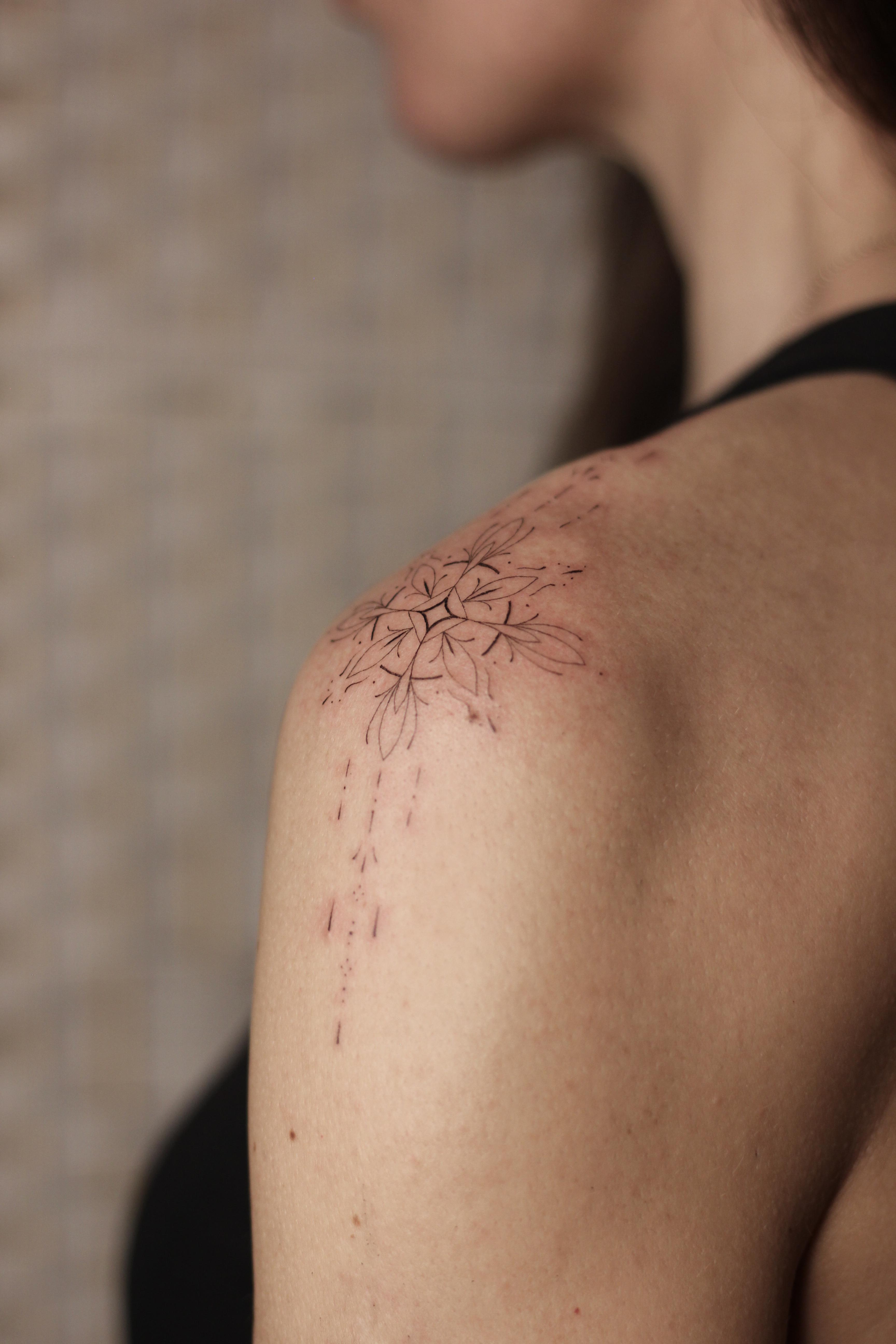 Laney Tattoo fine-line design from portfolio image IMG_3733